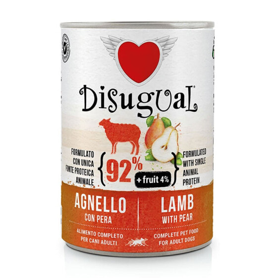 DISUGUAL Fruit Lamb Pear 6x400g Wet Dog Food