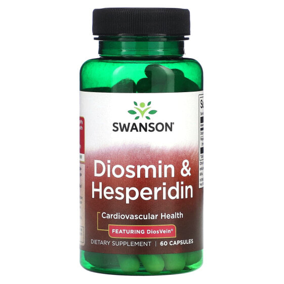 Витамины для сердца и сосудов Swanson Diosmin & Hesperidin, 60 капсул