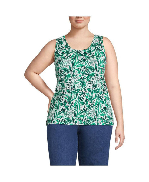 Plus Size Cotton Tank Top