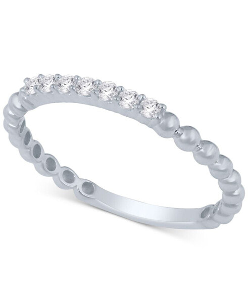 Diamond Stackable Beaded Band (1/8 ct. t.w.)