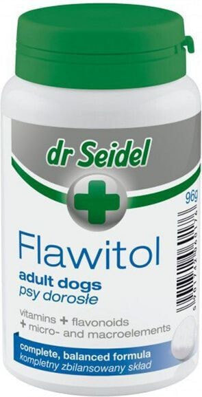 Витамины и добавки Dr Seidel Flawitol для взрослых собак 200 таблеток