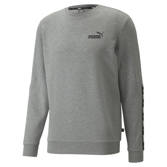 Puma Ess+ Tape Crew Neck Sweatshirt Mens Grey 84738403