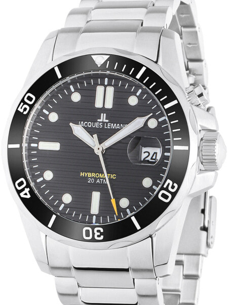 Часы и аксессуары Jacques Lemans Hybromatic Diver 1-2170G для мужчин 41 мм 20ATM