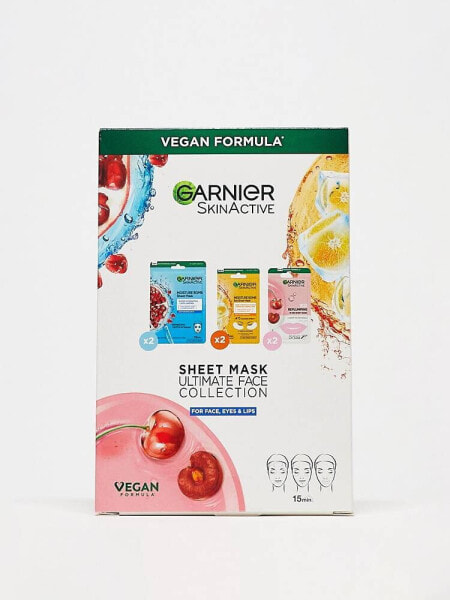 Garnier SkinActive Sheet Masks Ultimate Face Collection (save 33%)