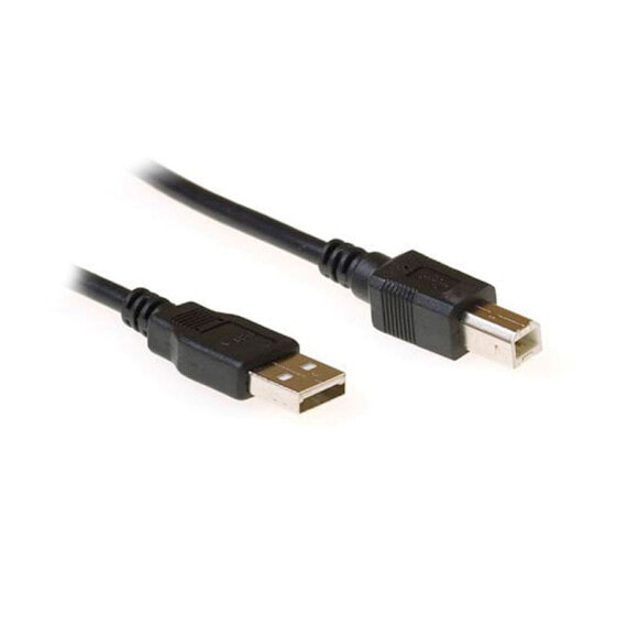 Eminent EC2403 - 3 m - USB A - USB B - USB 2.0 - Male/Male - Black