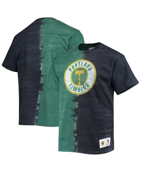 Men's Green Portland Timbers Vertical Tie-Dye Top