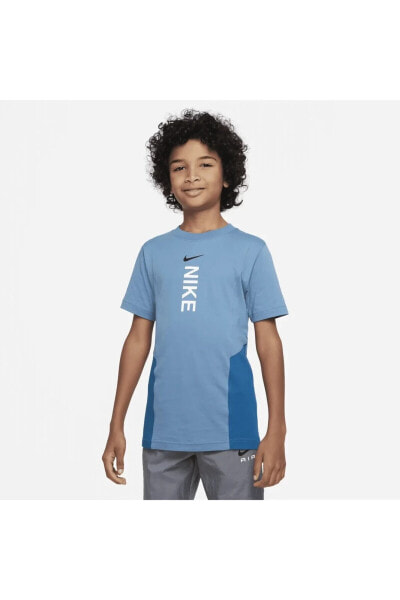 Sportswear Hybrid Genç Çocuk (Erkek) Üstü - Mavi
