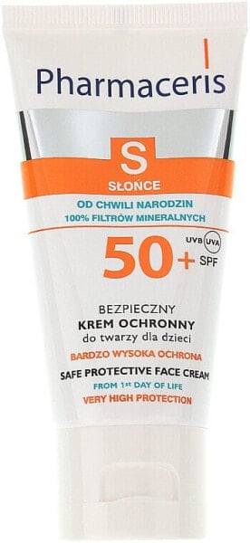 Sonnenschützende Gesichtscreme für Kinder SPF 50+