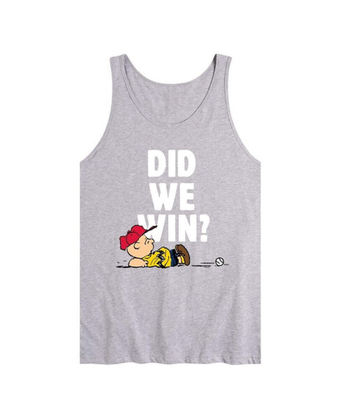 Men's Peanuts Did We Win Tank