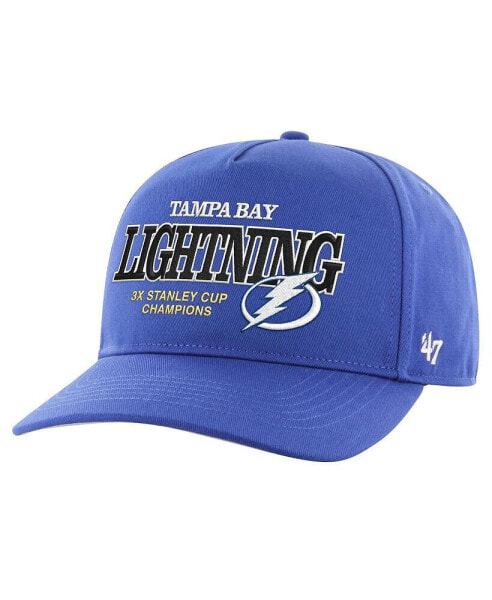 Бейсболка '47 Brand мужская синяя Tampa Bay Lightning 3X Чемпионов Кубка Стэнли для пенальти было Hitch настраиваемая