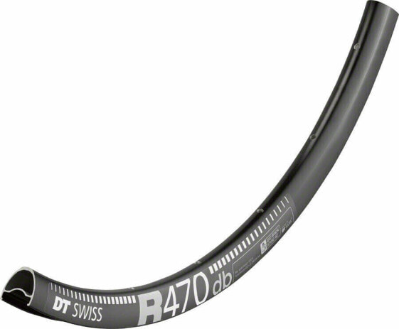 Колесо DT Swiss R 470 - 700, для дискового тормоза, черное, 32 спицы