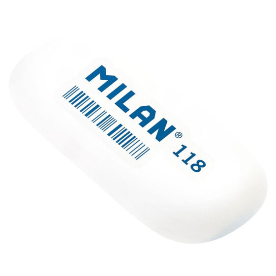 MILAN Box 18 Oval Soft Synthetic Rubber Erasers