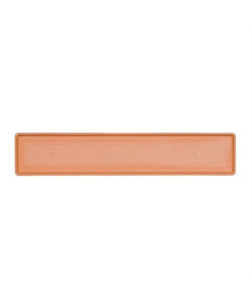 Countryside Plastic Flower Box Tray, Terracotta Color, 36-Inch
