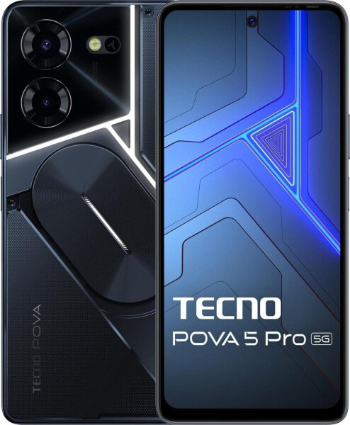 Smartfon Tecno Pova 5 Pro 5G 8/256GB Czarny (LH8n 256+8 Dark Illusion)