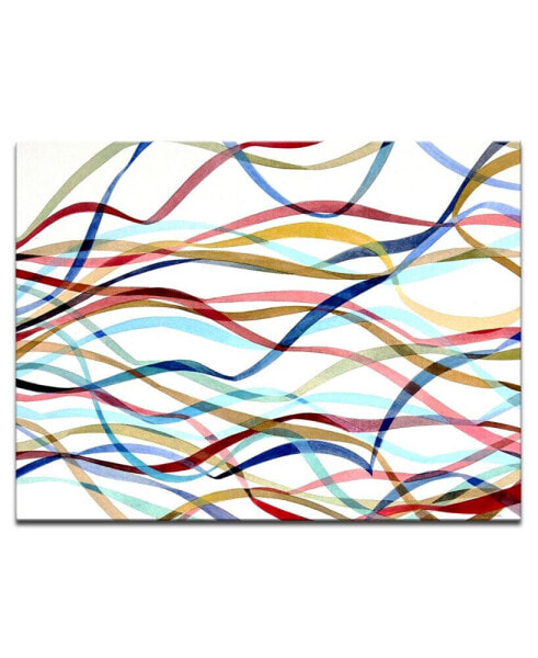 'Ribbon' Abstract Canvas Wall Art, 20x30"