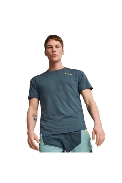 M First Mile Erkek Mavi Koşu T-shirt 52322716