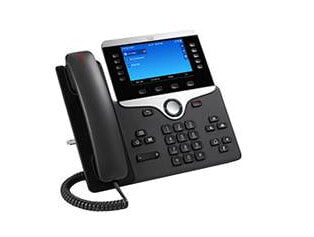 Cisco 8851 - IP Phone - Black - Wired handset - Desk/Wall - Digital - 12.7 cm (5")