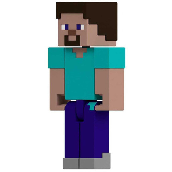 Фигурка Minecraft Steve с волшебным мечом и железной киркой, игрушка +6 лет.