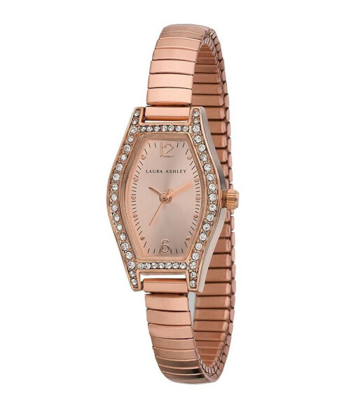 Ladies' Rose Gold Expandable Bracelet Watch