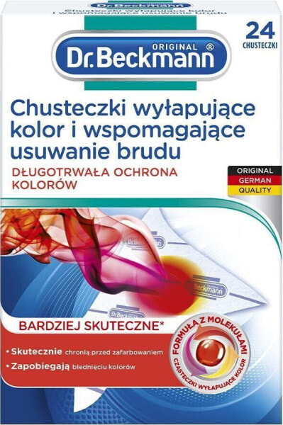 Dr. Beckmann DR. BECKMANN Chusteczki wyłapujące kolor i brud 24 szt.