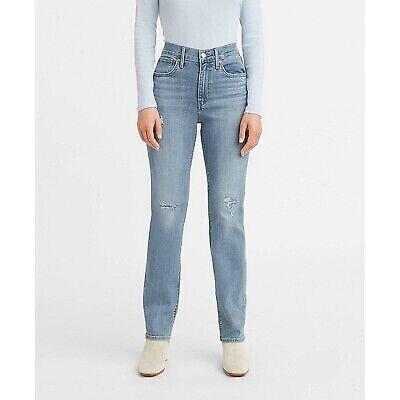 Levi's Women's 724 High-Rise Straight Jeans - Slate Fixer 32