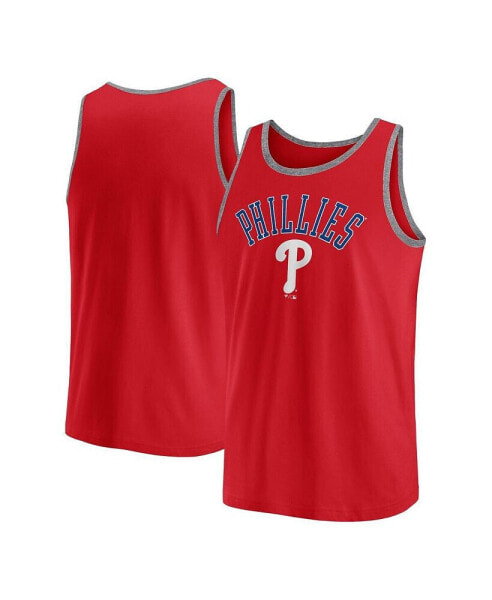 Men's Red Philadelphia Phillies Bet Tank Top