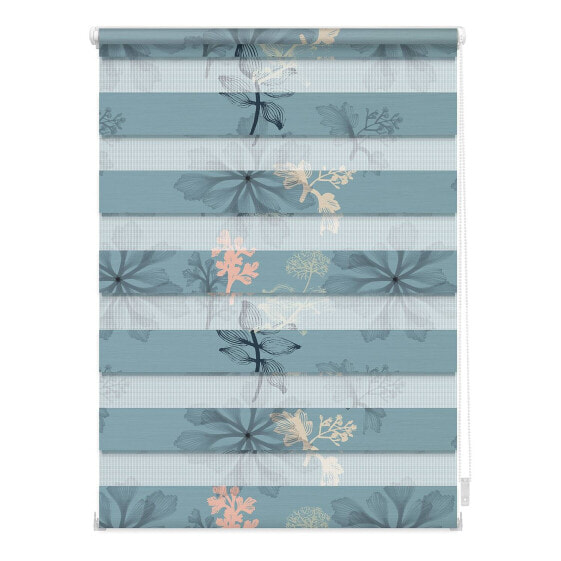 Klemmfix Duo Rollo Aqua Floral