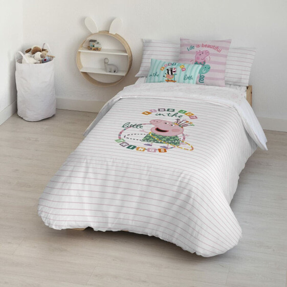 Пододеяльник Peppa Pig Find Joy Разноцветный 175 темы 180 x 220 cm