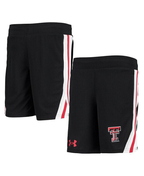 Big Boys Black Texas Tech Red Raiders Game Day Mesh Shorts