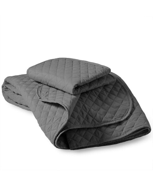 Одеяло с квадратным стежком Bare Home Ultra-Soft Twin/Twin XLong