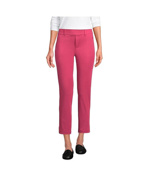 Брюки женские средней посадки Lands' End Flex Mid Rise Pull-On Crop