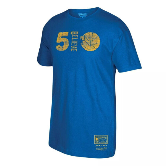 Youth Mitchell & Ness NBA Golden State Warriors 510 We Believe SS Crew Tee