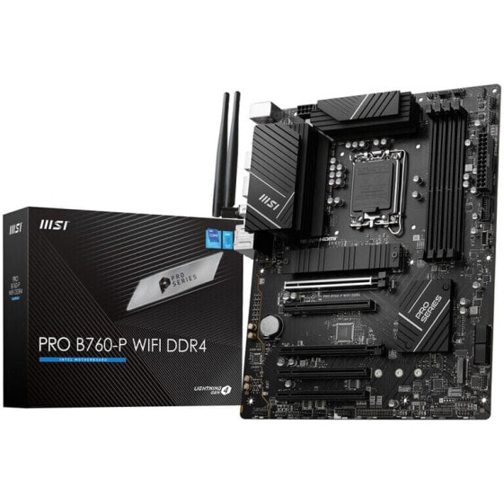 MSI Pro B760-P WiFi, Sockel LGA 1700, Intel B760, ATX -DDR4