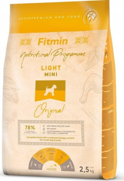 Fitmin FITMIN Light Mini Original - sucha karma dla psa - 2,5 kg