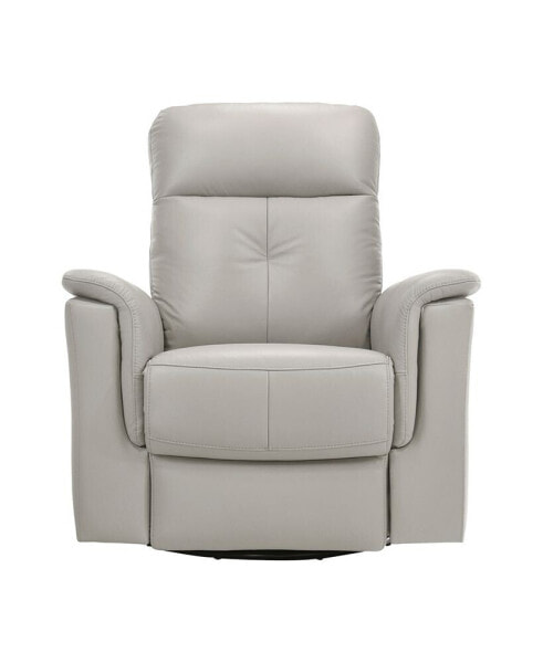 Emillia 36" Leather Swivel Glider Reclining Chair