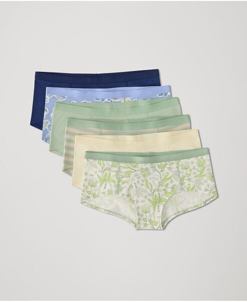 Women's Everyday Boy Short 6-Pack