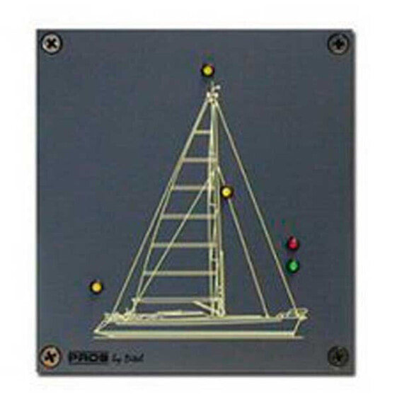 PROS 1 Mast Sailboat Navigation Lights Silhouette