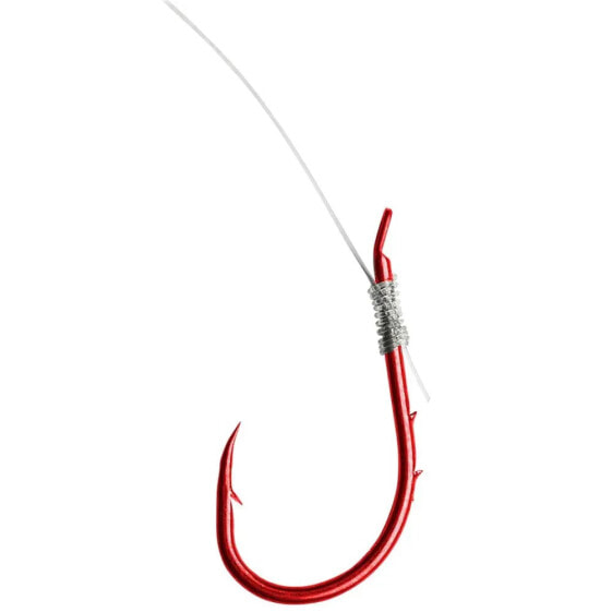 Крючок рыболовный DAM Spezi Trout Red Tied Hook Grey