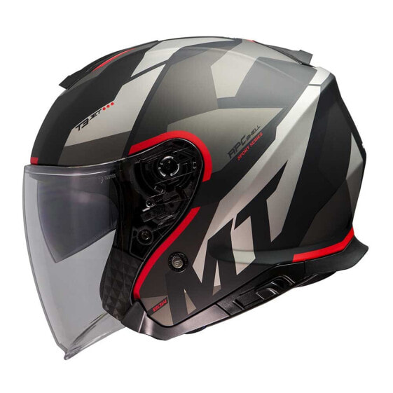 Шлем открытого типа MT Helmets Thunder 3 SV Jet Jet Cooper A5