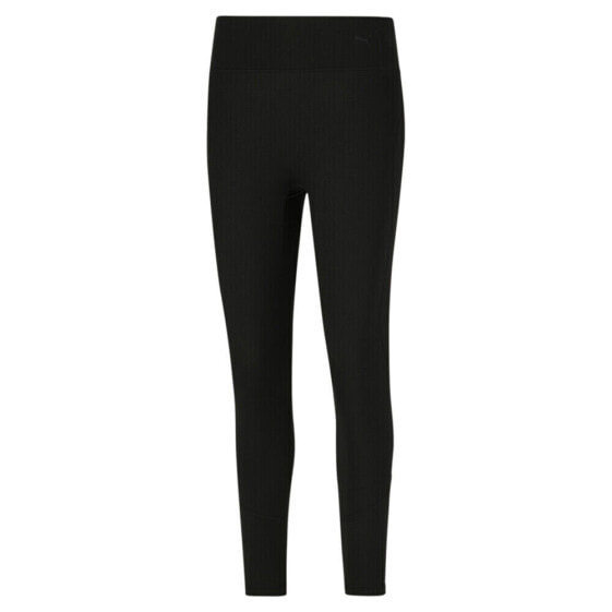 Puma First Mile X Train High Waisted 78 Athletic Leggings Womens Black Athletic