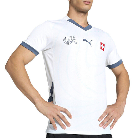 Puma Sfv Away Crew Neck Short Sleeve Soccer Jersey Replica Mens White 77396902