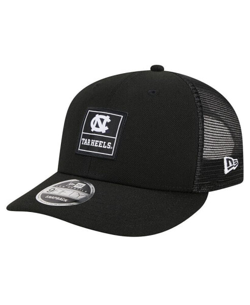 Men's Black North Carolina Tar Heels Labeled 9fifty Snapback Hat