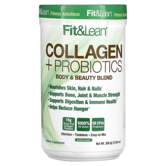 Collagen + Probiotics, Unflavored, 12.64 oz (358.2 g)