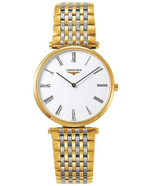 Unisex Swiss La Grande Classique De Longines Two-Tone Stainless Steel Bracelet Watch 36mm L47552117