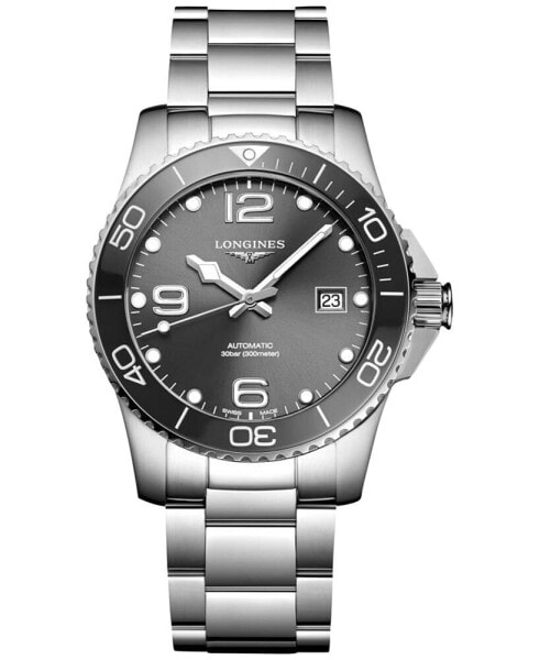 Men's Swiss Automatic HydroConquest Stainless Steel Bracelet Watch 41mm
