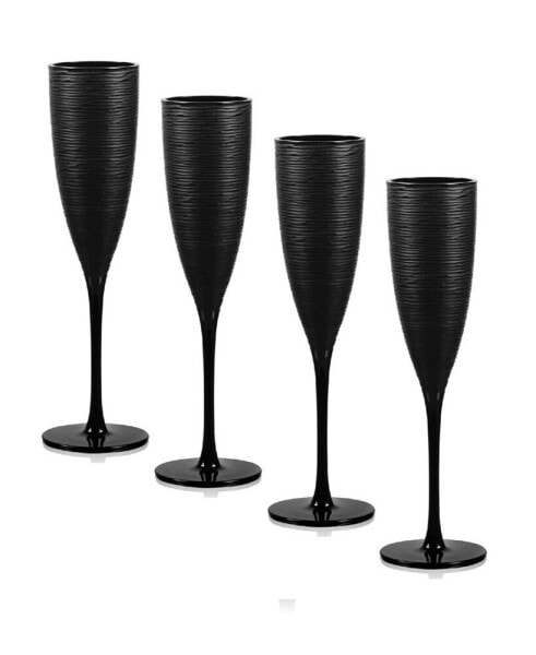 Artisan Flute 6.5 oz Wine Glass, Set of 4