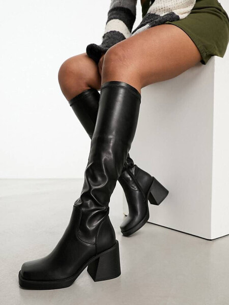   schuh Danielle knee boots in black