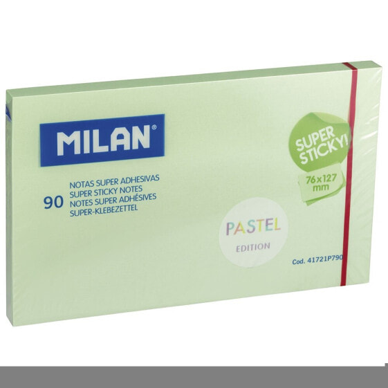 MILAN Pad 90 Super Adhesive Notes 76x127 mm