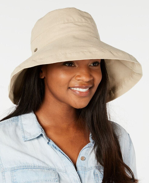 Cotton Big Brim With Inner Drawstring