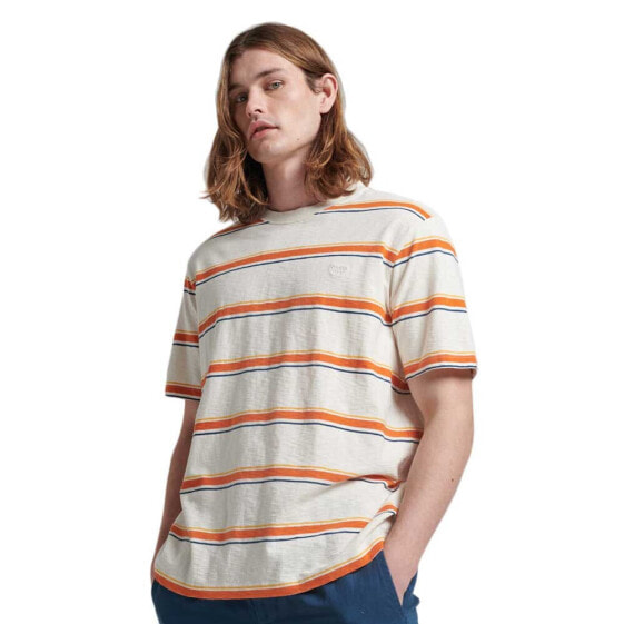 SUPERDRY Vintage Textured Stripe short sleeve T-shirt